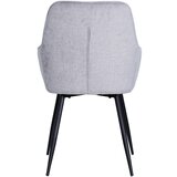 MID.YOU NASLANJAČ, les, kovina, tekstil siva, črna | Shoptok.si