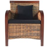 The Living Store Fotelj iz ročno pletenega ratana - Fotelj, (21420519) | Shoptok.si