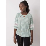 LAKERTA Blouse-LK-BZ-506369.20-white-green | Shoptok.si