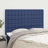  Uzglavlja 4 kom plavi 72 x 5 x 78/88 cm od tkanine | shoptok.hr