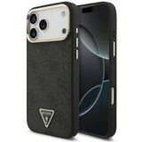 Guess maskica za IPHONE 17 Pro kompatibilna s MagSafe (4G PU s trokutastim logotipom) zlatno-crna | Eponuda.com