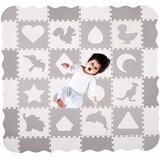  Pjenasta podloga puzzle 150 x 150 cm sivo bijele | shoptok.hr