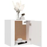 vidaXL Stenska nočna omarica 2 kosa bela 50x30x47 cm | Shoptok.si