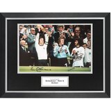  Beckenbauer, maier & breitner signed 16"x12" framed photo display autograph coa Cene