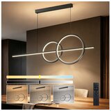 Brilagi LED prigušiva luster na sajli SIGNATURE LED/53W/230V 120 cm crna + daljinski upravljač u