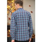 Dewberry G741 MEN'S SHIRT-BLUE-NAVY BLUE | Shoptok.si