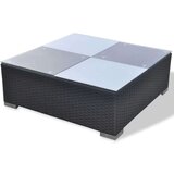  Vrtna sedežna garnitura 6-delna z blazinami poli ratan črna, (20667708) | Shoptok.si