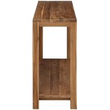  Konzolna stolica Prirodna 110 x 35 x 75 cm Čvrsto teak drvo | shoptok.hr