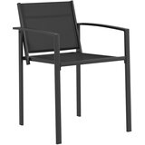  Set vanjskog namještaja 5 pcs Crna i antracit 160 x 80 x 73 cm | shoptok.hr