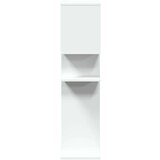 vidaXL Pregrada s knjižno omaro bela 92x29x112 cm inženirski les | Shoptok.si