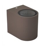 Mitea Lighting M952011 B BRAON 1xGU10 baštenska lampa zidna | ePonuda.com