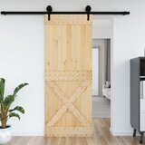 vidaXL Vrata NARVIK 90 x 210 cm od masivne borovine Cijene