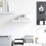 Polica na zidu Bijeli mramor 50 x 23 x 4 cm Konstruirano drvo | shoptok.hr