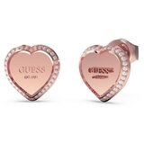  Ženske guess fine heart roze zlatne mindjuše od hirurškog Čelika ( jube01427jwrgt/u ) Cene
