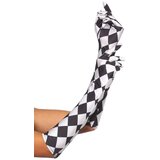 Leg Avenue Satin Harlequin Gloves Black-White Cijene