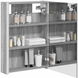  Kupaonski ormar s ogledalom Siva Sonoma 43 x 11,5 x 60,5 cm | shoptok.hr