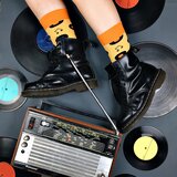 Banana Socks Unisex's Socks Classic Vinyl | Shoptok.si