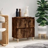  Komoda boja dimljenog hrasta 60 x 35 x 70 cm konstruirano drvo Cijene