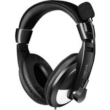 Logilink Stereo headset with controller, 1x USB-A plug, boom microphone, black | ePonuda.com