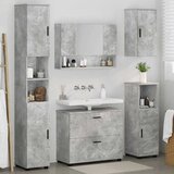  Set namještaja za kupaonicu 5 kom. Betonski sivi | shoptok.hr