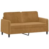  3-dijelni set sofa s jastucima smeđi baršunasti | shoptok.hr