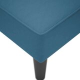 vidaXL Počivaljka od baršun s rukonaslonom plava | shoptok.hr