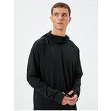 Koton Hoodie Sports Sweatshirt Standing Collar Long Sleeve Cene