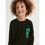 Reserved - Predimenzionirana majica dugih rukava Minecraft - crno | shoptok.hr