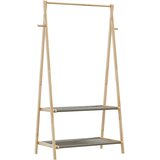  Stalak za odjeću s policama 96x45,5x150,5 cm od bambusa | shoptok.hr