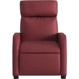 vidaXL Naslonjač od umjetne kože crvena boja vina | shoptok.hr