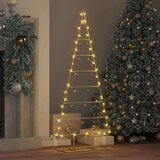 vidaXL Metalna božićna jelka Zlatno 125 cm Čelik s praškastim premazom | shoptok.hr