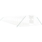 Staklenik s čeličnim okvirom bijeli 80 m² 20 x 4 x 2 m | shoptok.hr