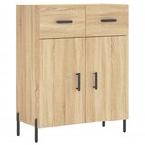  Visoka komoda hrasta sonome 69,5x34x180cm od konstruiranog drva | shoptok.hr