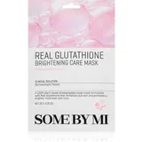 Clinical Solution Glutathione Brightening Care Mask revitalizacijska tekstilna maska za poenotenje tona kože 20 g