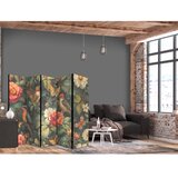  Paravan - In the Botanical Garden - Flowers Birds and Butterflies - Colorful Illustration 225x172 Slike