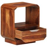 Maison Chic Nočna omarica - Nočna miza s predalom trden palisander 40x30x50cm, (21687003) Cene
