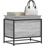  Kutija za pohranu s poklopcem siva Sonoma 60x40x51,5 cm | shoptok.hr