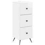  Predalna omara Bela visok sijaj 33 x 34,5 x 90 cm, (5000232516) | Shoptok.si