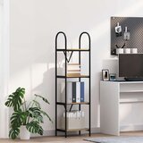 vidaXL Knjižna polica artisan hrast 40 x 30 x 146 cm Konstruiran les | Shoptok.si
