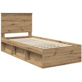 Krevetna konstrukcija Umjetnička hrastovina 90 x 200 cm | shoptok.hr