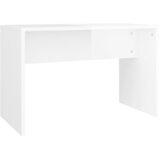  Toaletni stolac sjajni bijeli 70 x 35 x 45 cm konstruirano drvo | shoptok.hr