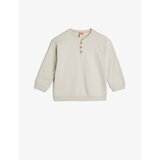 Koton Buttoned Sweatshirt Long Sleeve Cotton cene