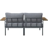 Ambia Garden LOUNGE GARNITURA tkanina jeklo | Shoptok.si