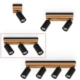  Brilagi - Spot svetiljka SELE WOOD 3xGU10/30W/230V crna/drvo | Eponuda.com
