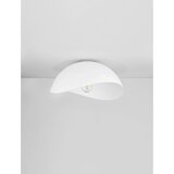 Nova Luce Mat bela kovinska stropna svetilka Opsi – | Shoptok.si