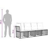 Set vanjskih sofa 14 kom. Prirodna i krema bijela Poliester | shoptok.hr