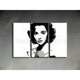  Ručno slikane slike na platnu na platnu POP Art Elizabhet Taylor 3-dijelna () | shoptok.hr