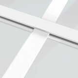  Klizna vrata od stakla ESG i aluminija 90 x 205 cm bijela | shoptok.hr