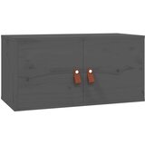 Zidni ormarići 2 kom sivi 60 x 30 x 30 cm od masivne borovine | shoptok.hr