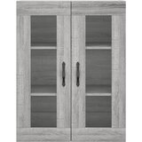  Visoka komoda siva sonome 69,5x34x180 cm od konstruiranog drva | shoptok.hr